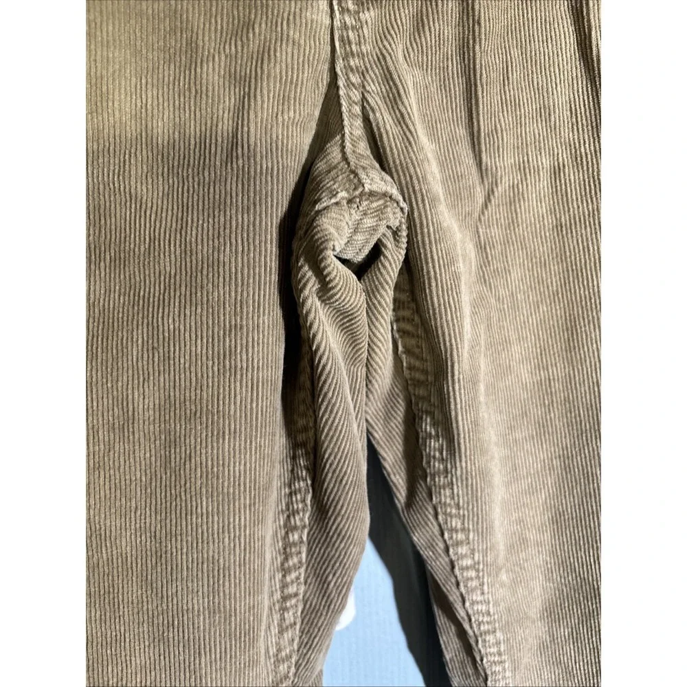Banana Republic Pants Men 36 x 34 Beige Corduroy 100% Cotton Straight Leg‎